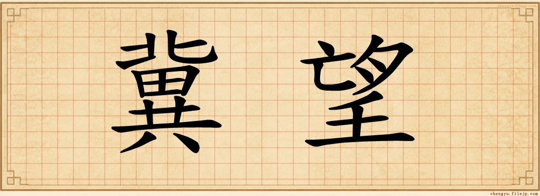 冀望