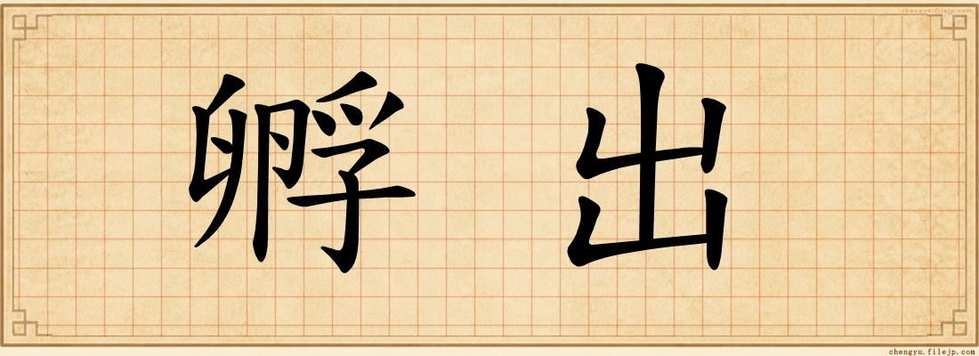孵出