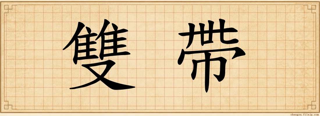 雙帶