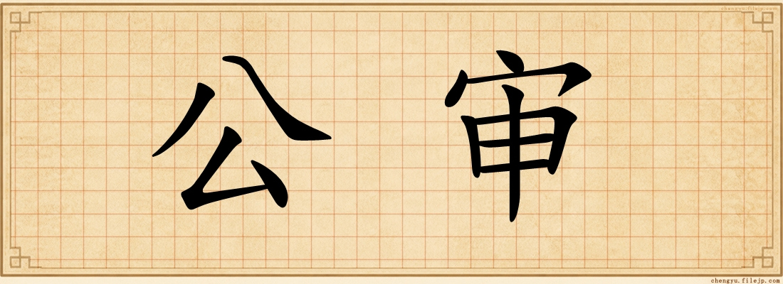 公审