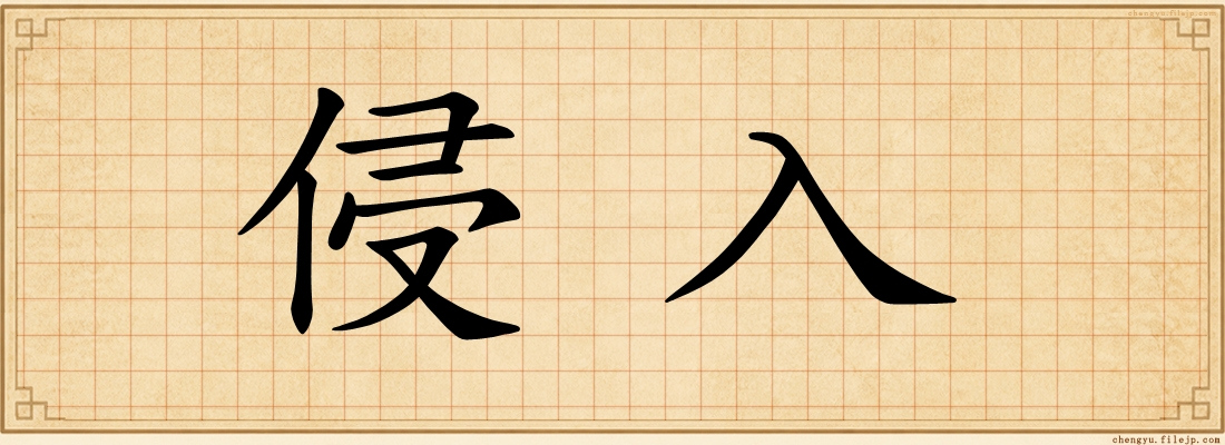 侵入