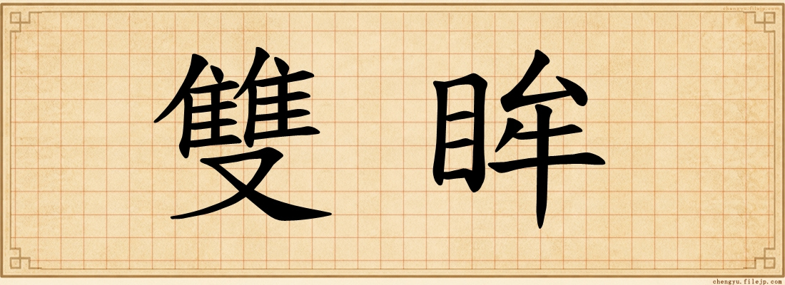 雙眸