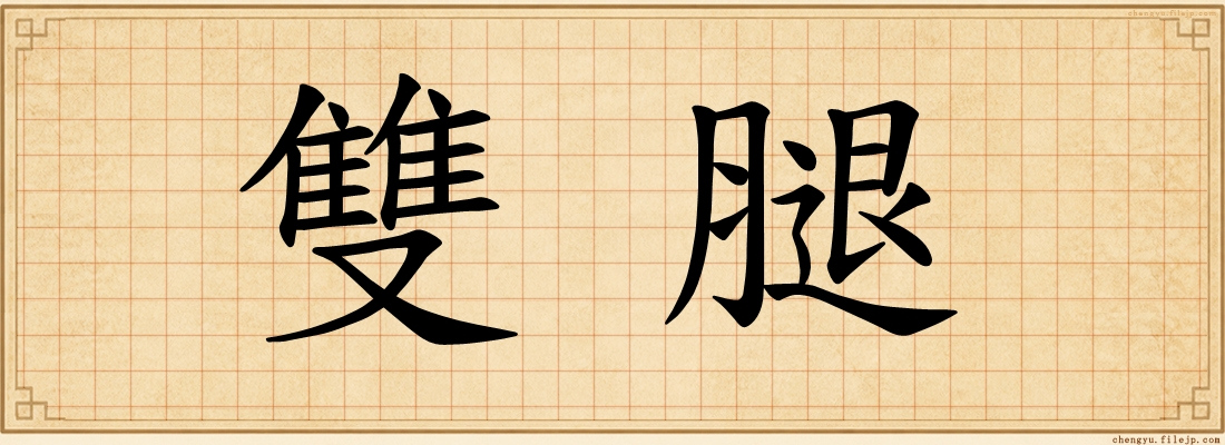 雙腿