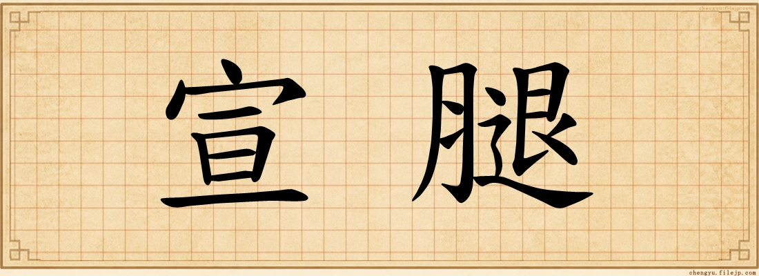 宣腿