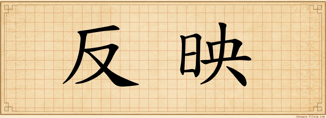 反映