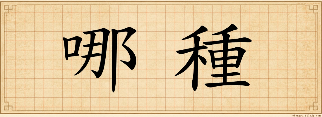哪種