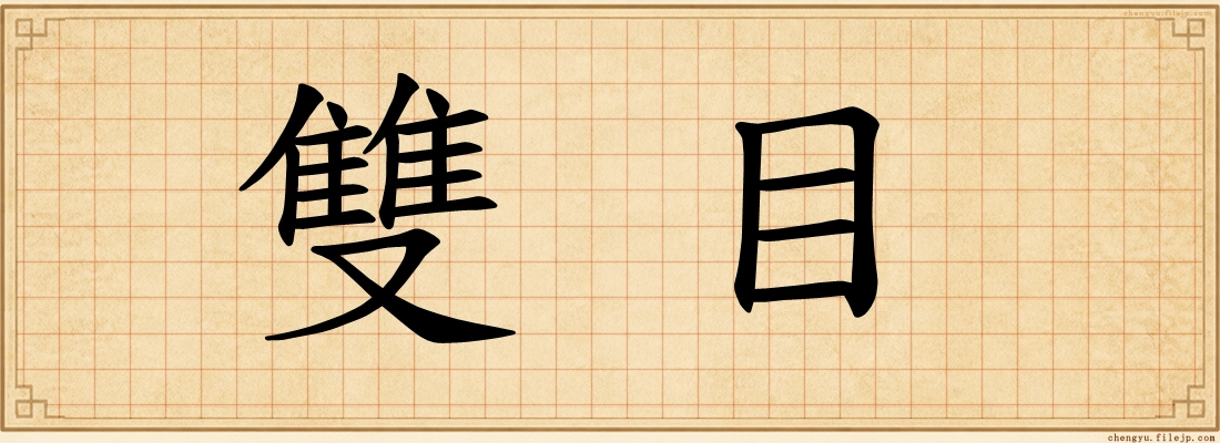 雙目