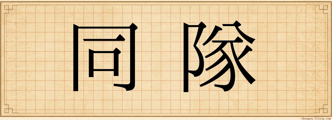 同隊