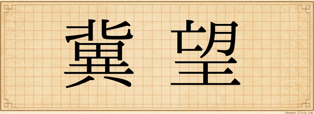冀望