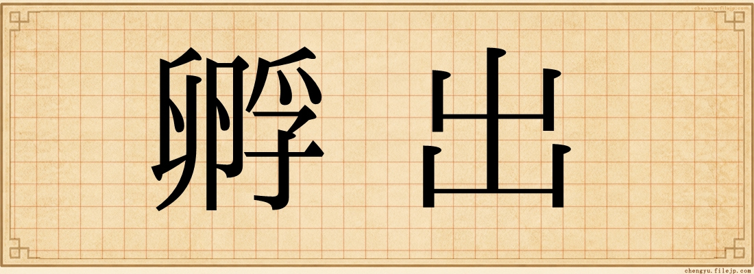 孵出