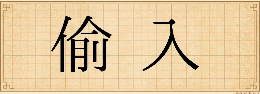 偷入