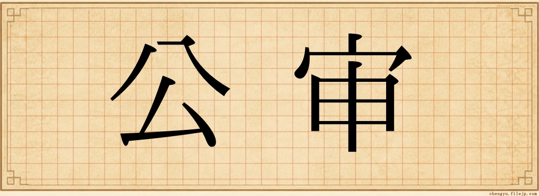 公审