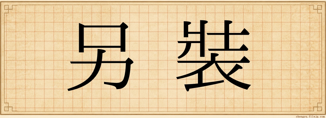 另裝