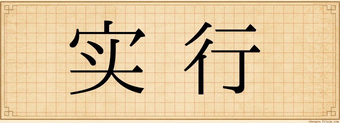 实行