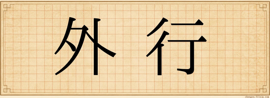 外行