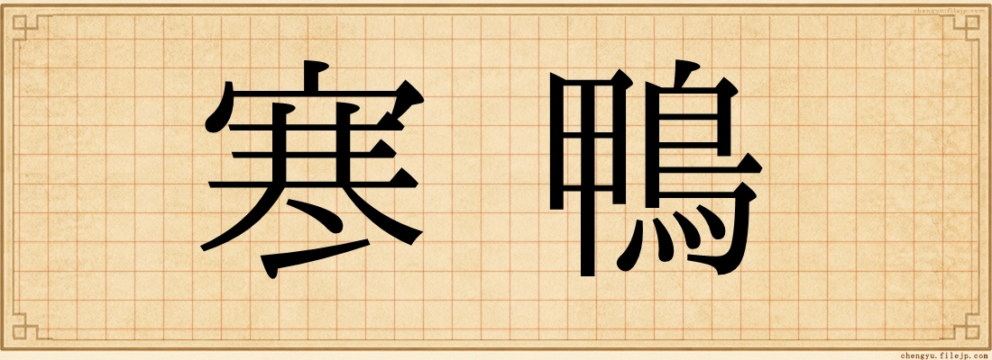 寒鴨