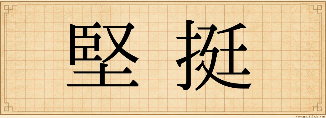 堅挺