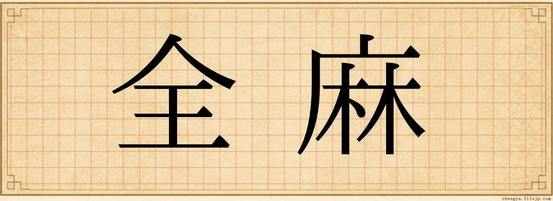 全麻