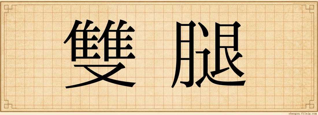 雙腿