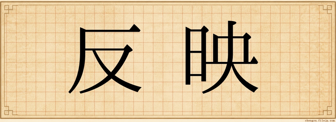 反映