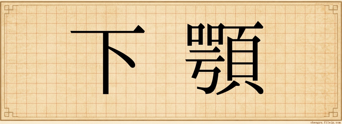 下顎