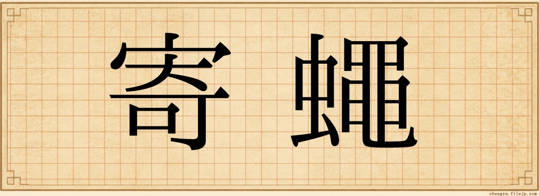 寄蠅