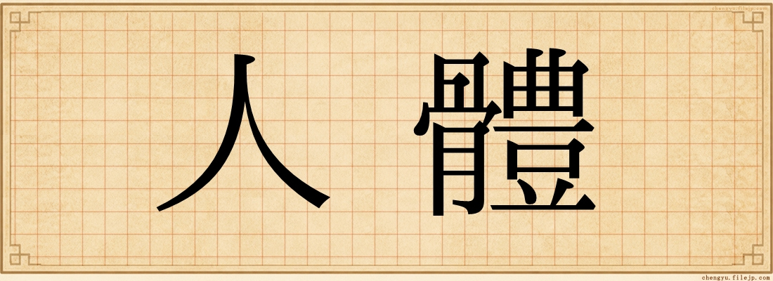 人體