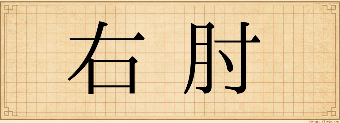 右肘