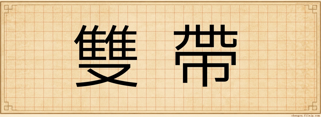 雙帶