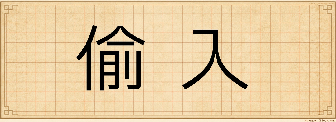 偷入