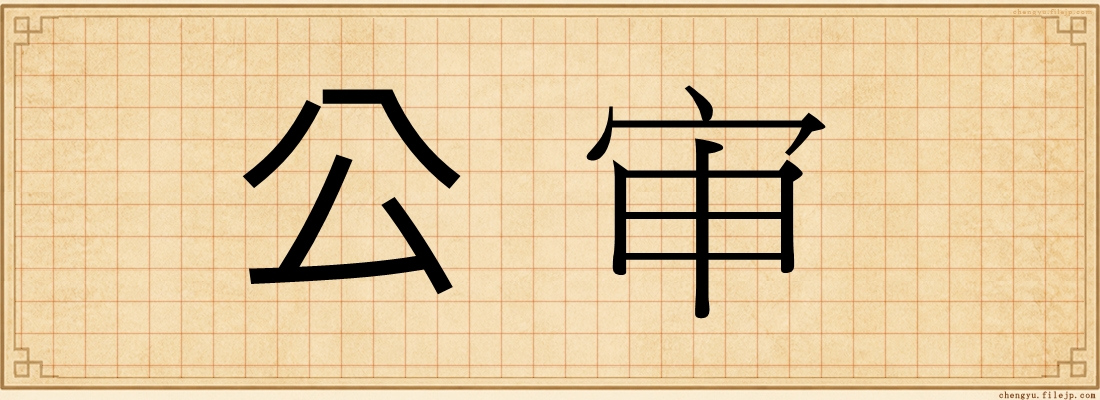 公审