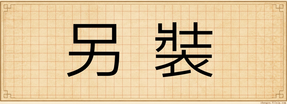 另裝