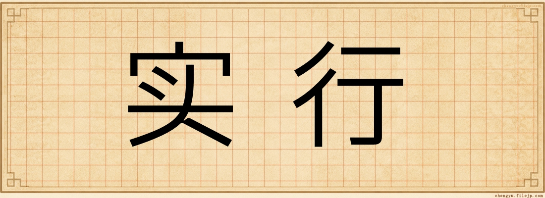 实行