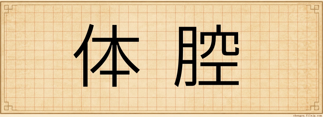 体腔