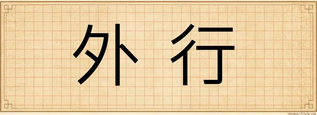 外行