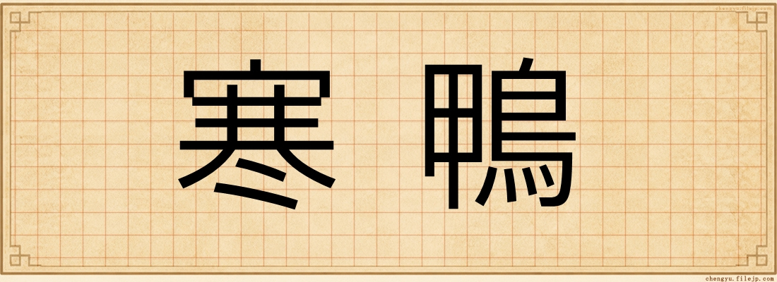 寒鴨