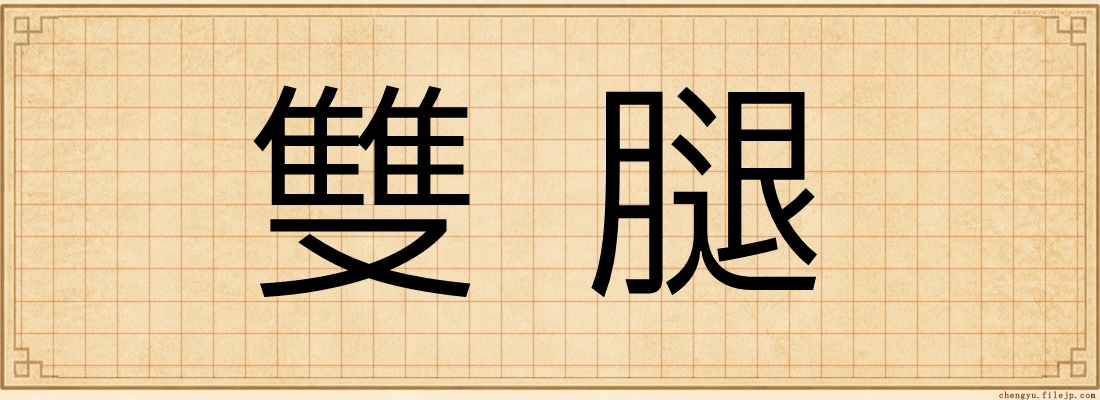雙腿