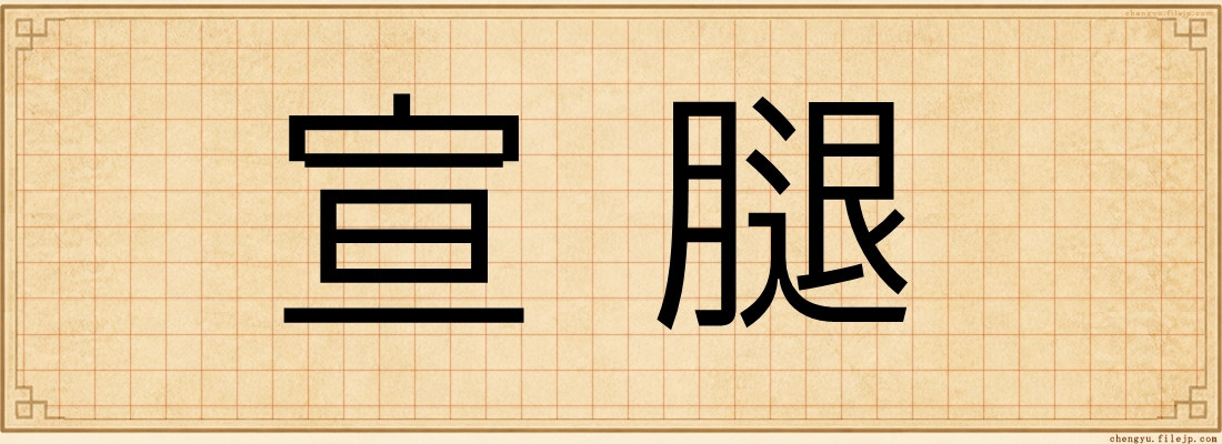 宣腿
