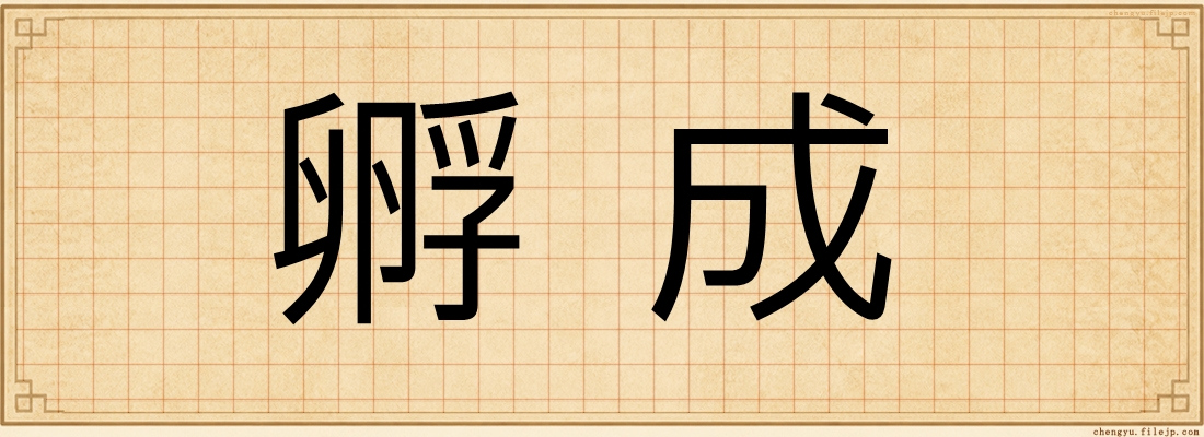 孵成