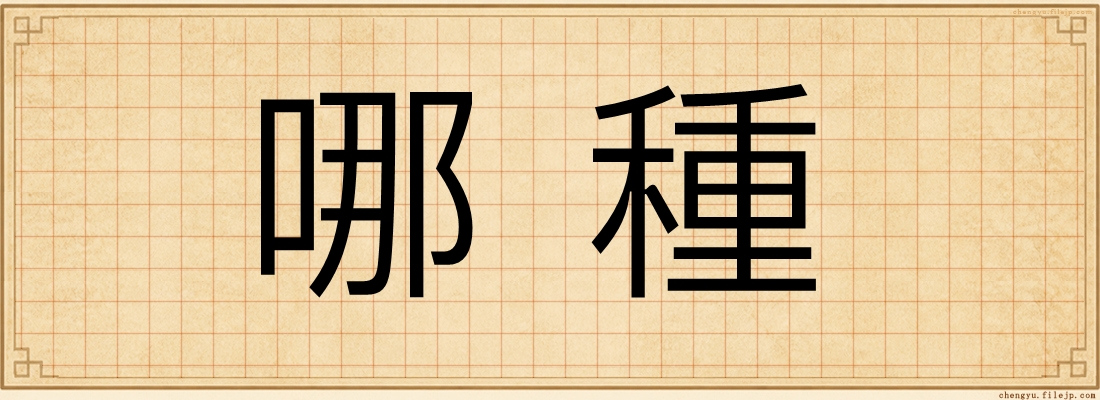 哪種