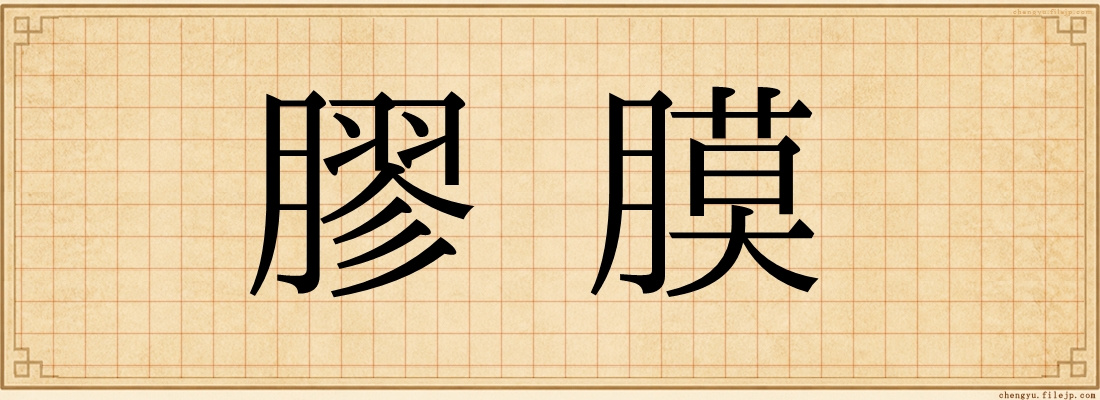 膠膜