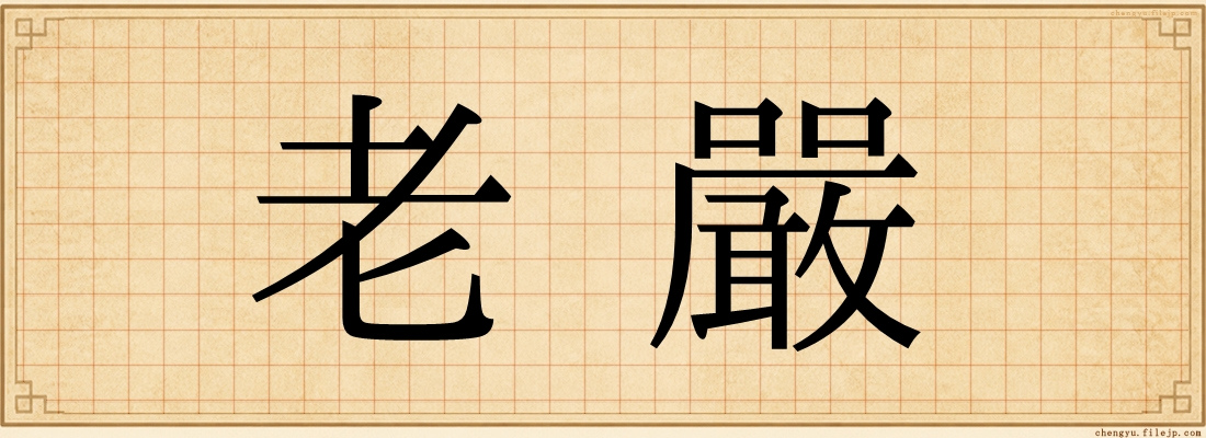 老嚴
